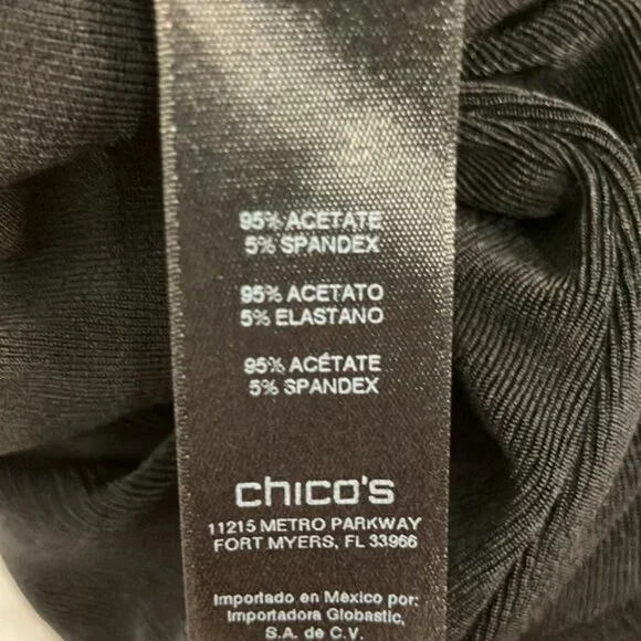 Chico’s Travelers Slinky Knit Wide Leg Pants - Picture 7 of 9